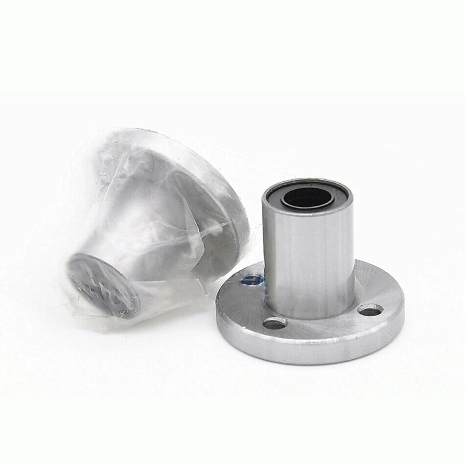 LMF6UU - LMF80UU Round Flange Router Shaft Linear Bushing Bearings Bore 6mm-80mm