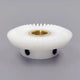 Module 1M Ratio 1:2 White POM Umbrella Bevel Gear 20/40 Teeth Bore 5/6/8/10/12mm