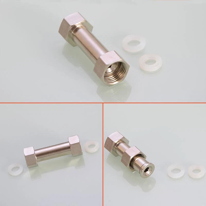 Brass BSP Extension Pipe Fitting — 1/2" & 3/4" Female/Male Thread Connector Adapter