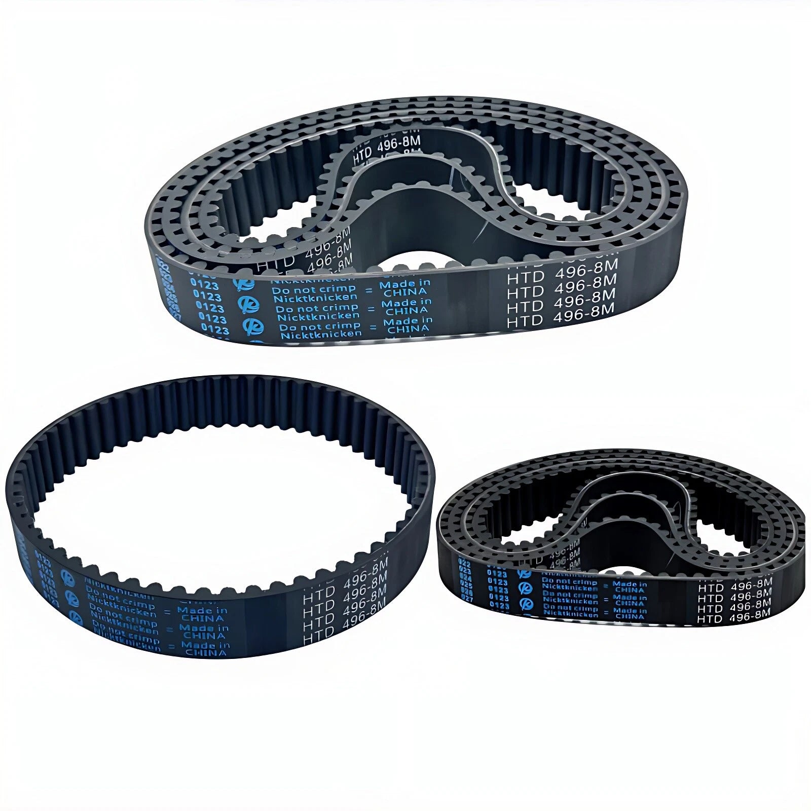 HTD 8M Timing Belt — 40mm Wide Closed Loop CNC Synchronous Belt (264–2840 Teeth)