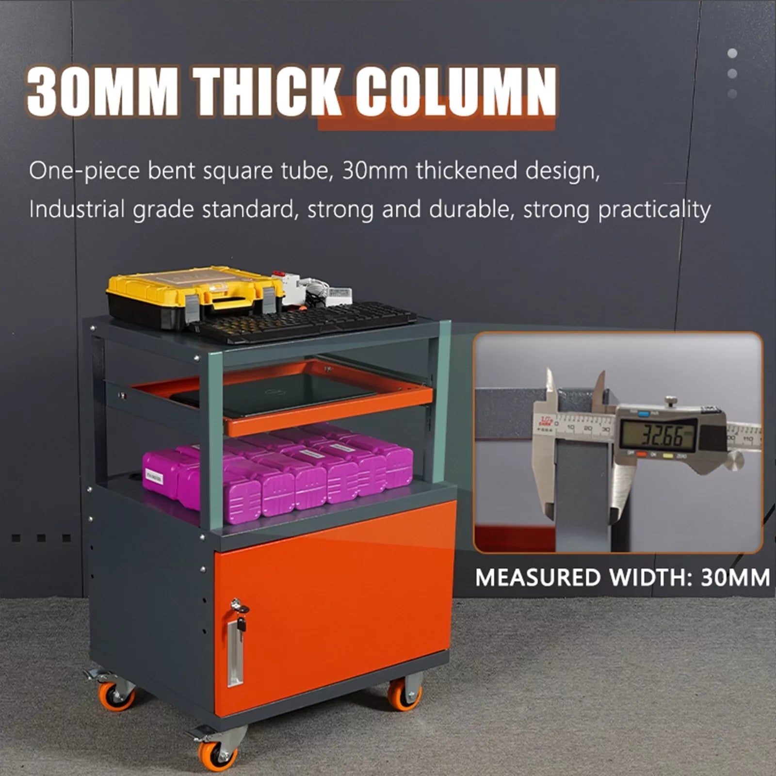 Tool trolley Laptop tool trolley Trolley with drawer - HomeDIYer