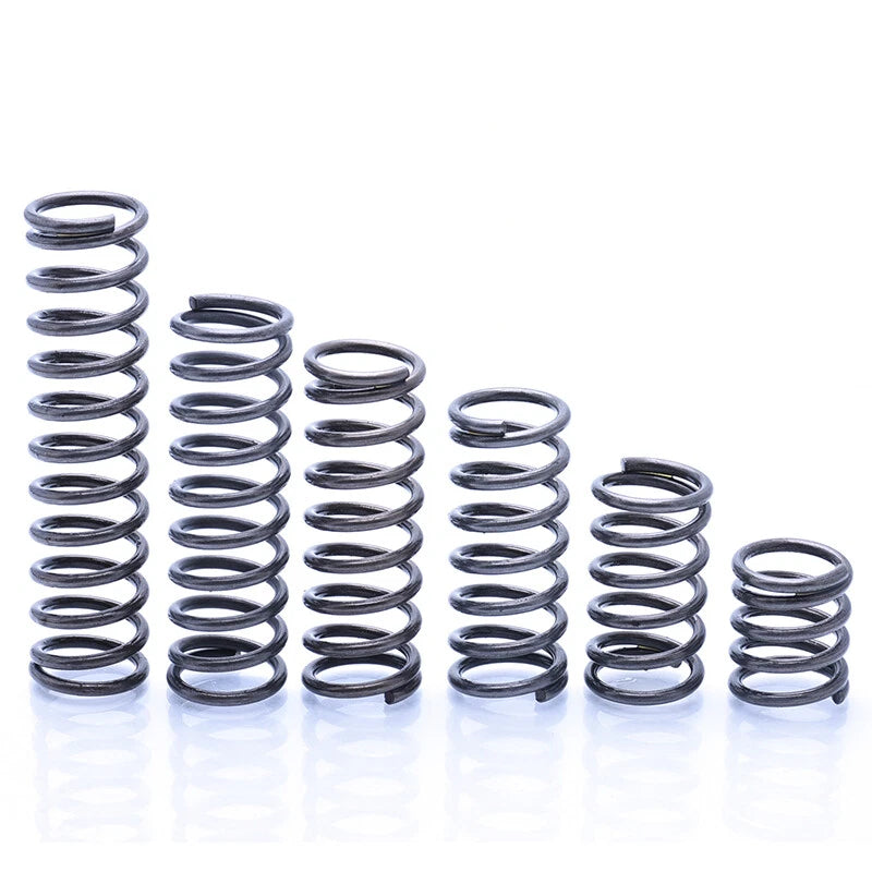 3mm Spring Steel Black Compression Spring 16-27mm OD 20-200mm Length Rust Proof
