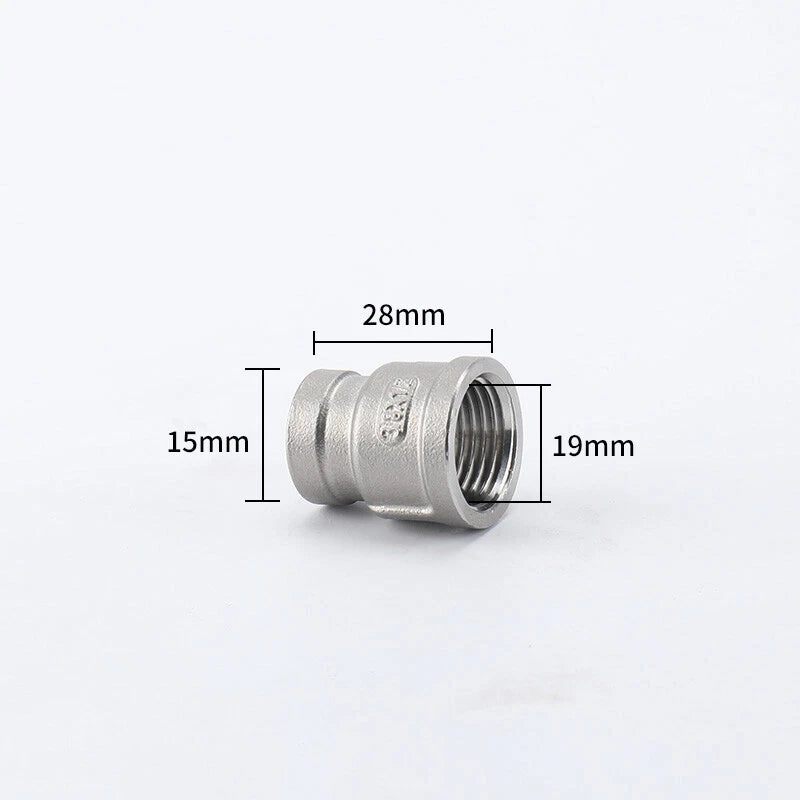 BSP Stainless Steel Reducing Bush — Female Thread Pipe Fitting