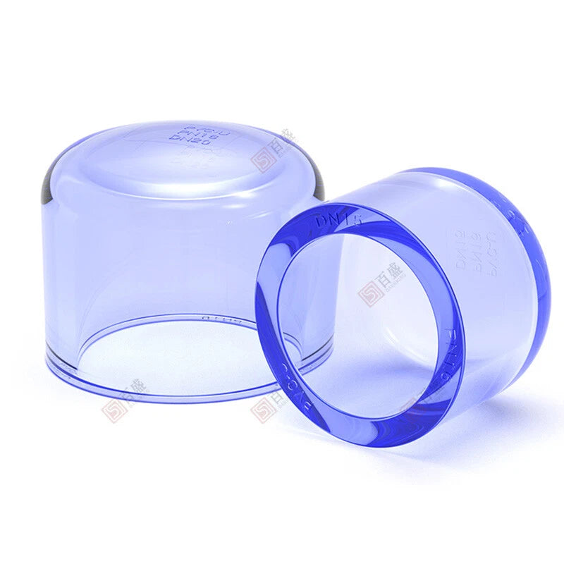 UPVC PVC Cap End Caps Plug Blanking I.D. 20mm-200mm Adhesive Drain Pipe Fittings