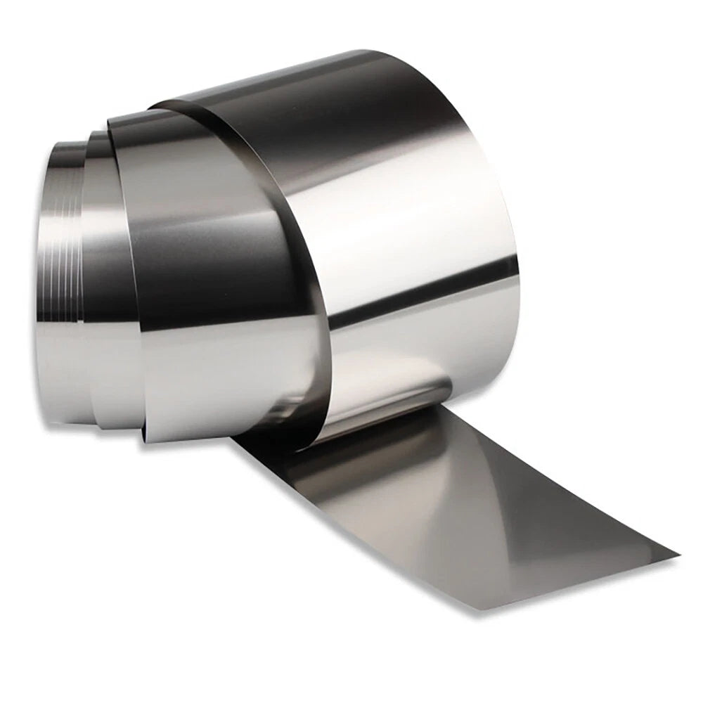 301 Stainless Steel Sheet — 0.01mm to 0.45mm Thin Metal Plate, Multiple Sizes