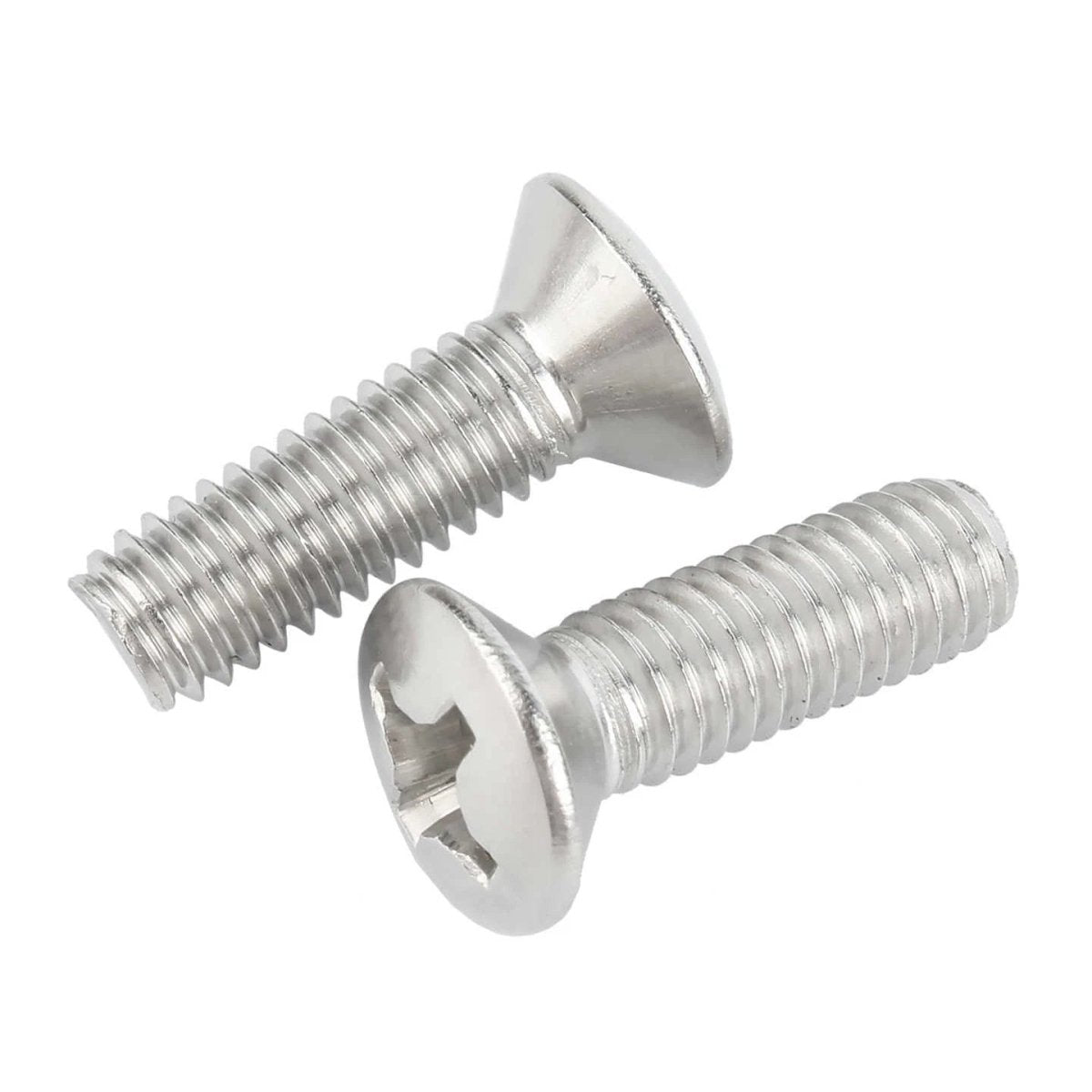 Phillips Oval Head Machine Screws Stainless Steel — M1.6 to M10, All Sizes - HomeDIYer
