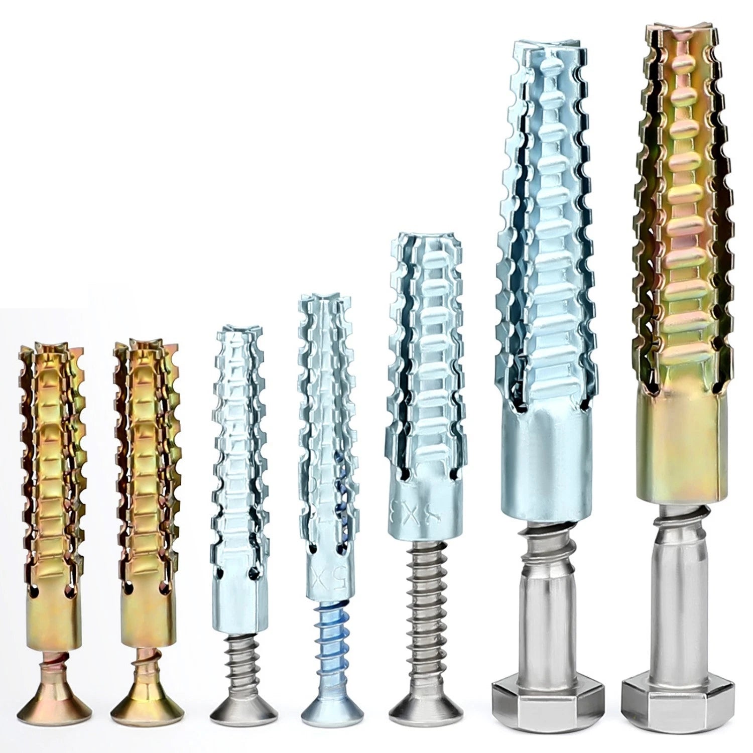 Serrated Expansion Anchors for Concrete & Hollow Walls — M5 to M10