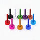 M3*10 Aluminum Alloy Knurled Thumb Screws Hand Grip Knob Bolts Thread L:10mm