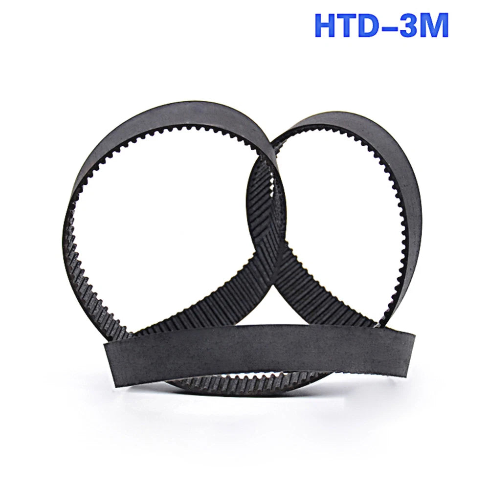 HTD 3M Closed Loop Rubber Timing Belt — 189mm to 390mm | 10mm & 15mm Width