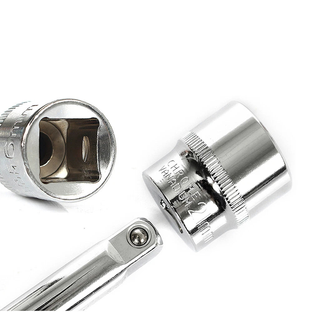 1/4" 3/8" 1/2" Ratchet Wrench Socket Adaptor - Extension Bar 52/76/101/150/250mm