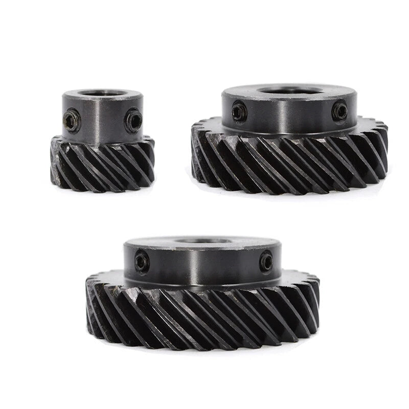 45# Steel Helical Gear 2 Mod 15 Teeth Blackened Pinion Transmission Gears