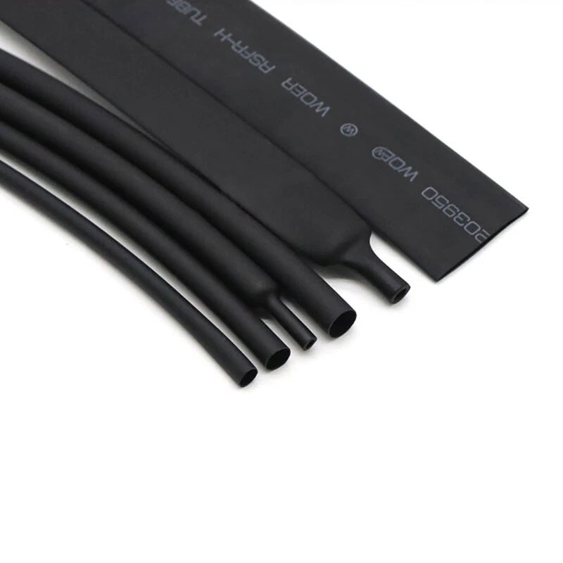 3:1 Heat Shrink Tubing Without Adhesive — Φ1.5mm to Φ6mm, 6 Colors