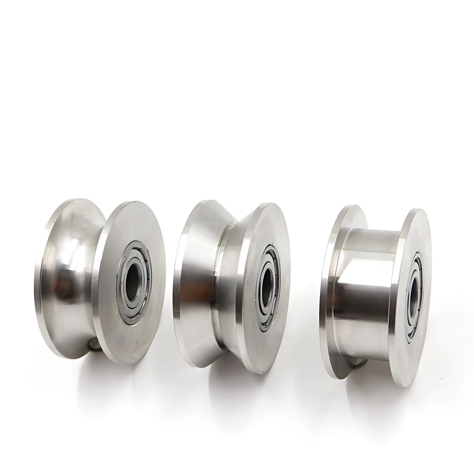 U/V/H Groove Pulley Wheel with Bearing OD 34mm-68mm for Rope or Wire Gym Pulley