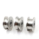 U/V/H Groove Pulley Wheel with Bearing OD 34mm-68mm for Rope or Wire Gym Pulley