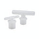 Plastic T Joiner Barbed X Male Thread Hose Connector Pipe Fittings Air Water