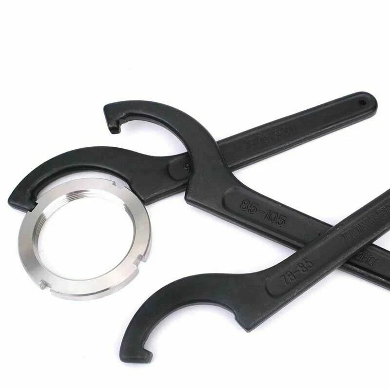 Hook Wrench C Spanner 25mm-260mm Repair Tool Motorcycle Bike Steering Suspension