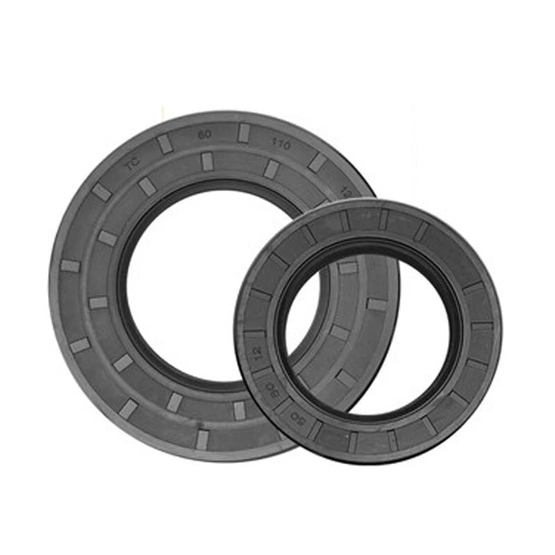 NBR Oil Seals Rotary Shaft Seal TC Double Lip w Spring Dust Grease Metric