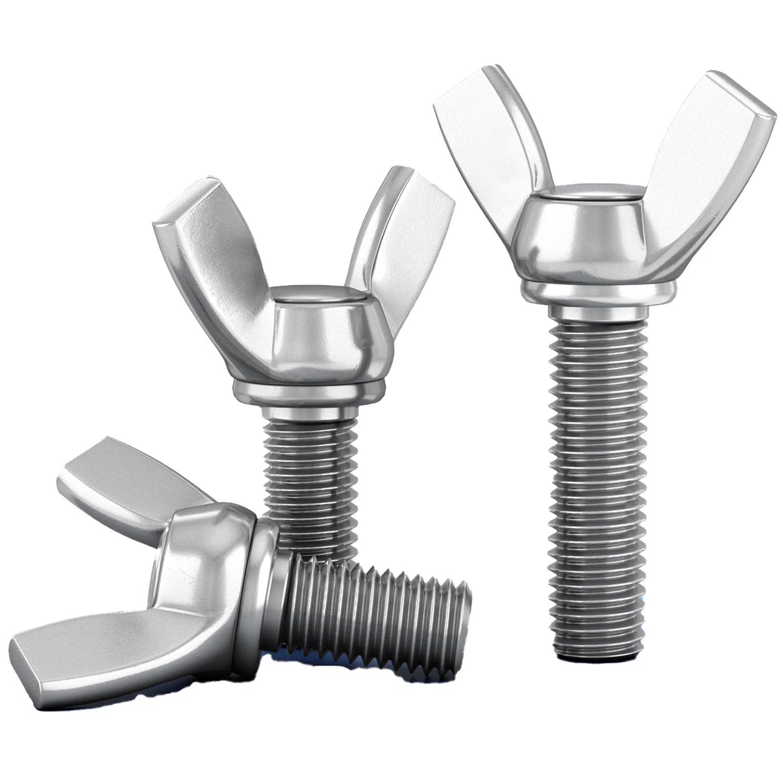 304/316/201/White Zinc M3 M4 - M12 Butterfly Wing Screws Thumb Screw Wing Bolt