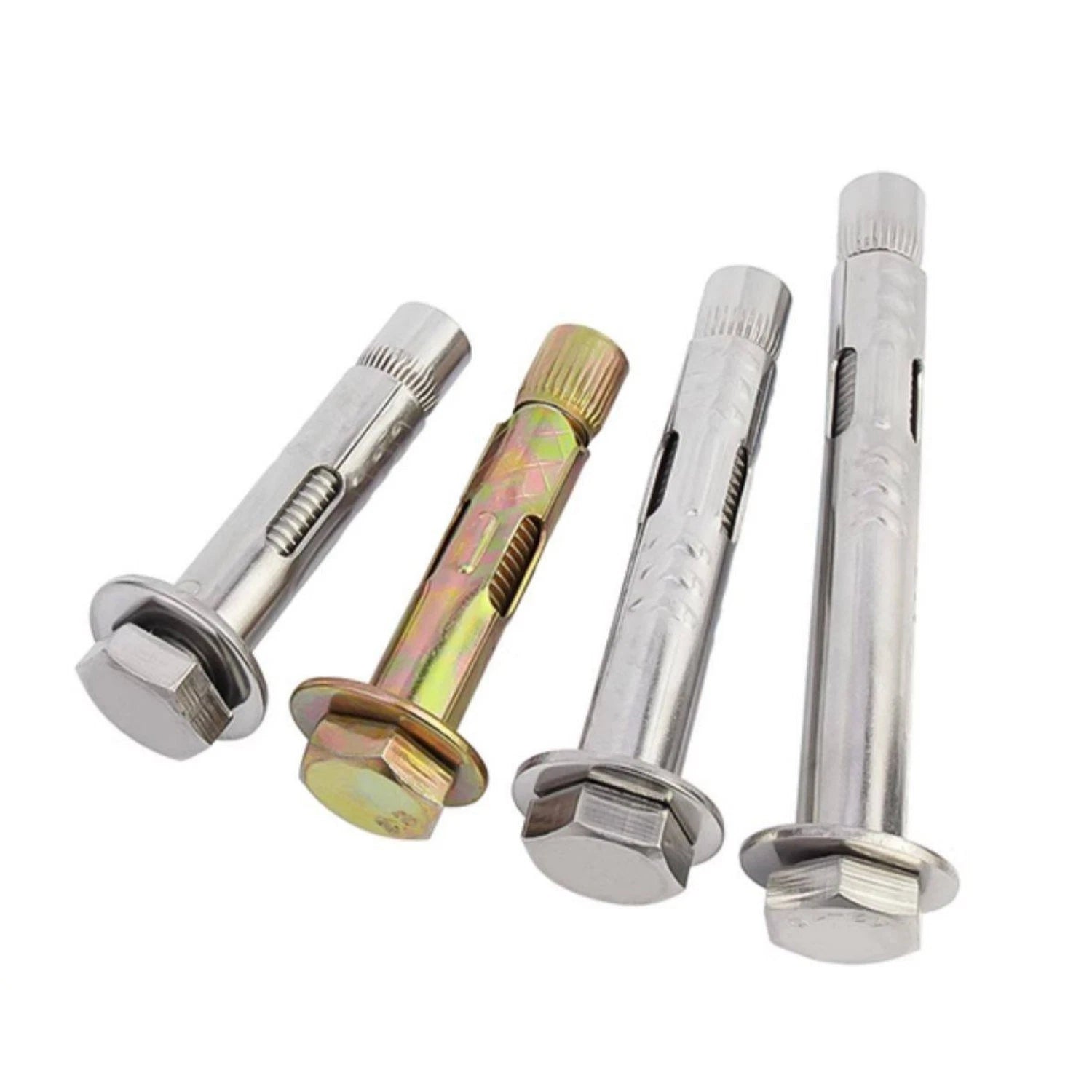 Expansion Anchor Bolts for Masonry — M6 to M16, Stainless Steel & Zinc-Coated
