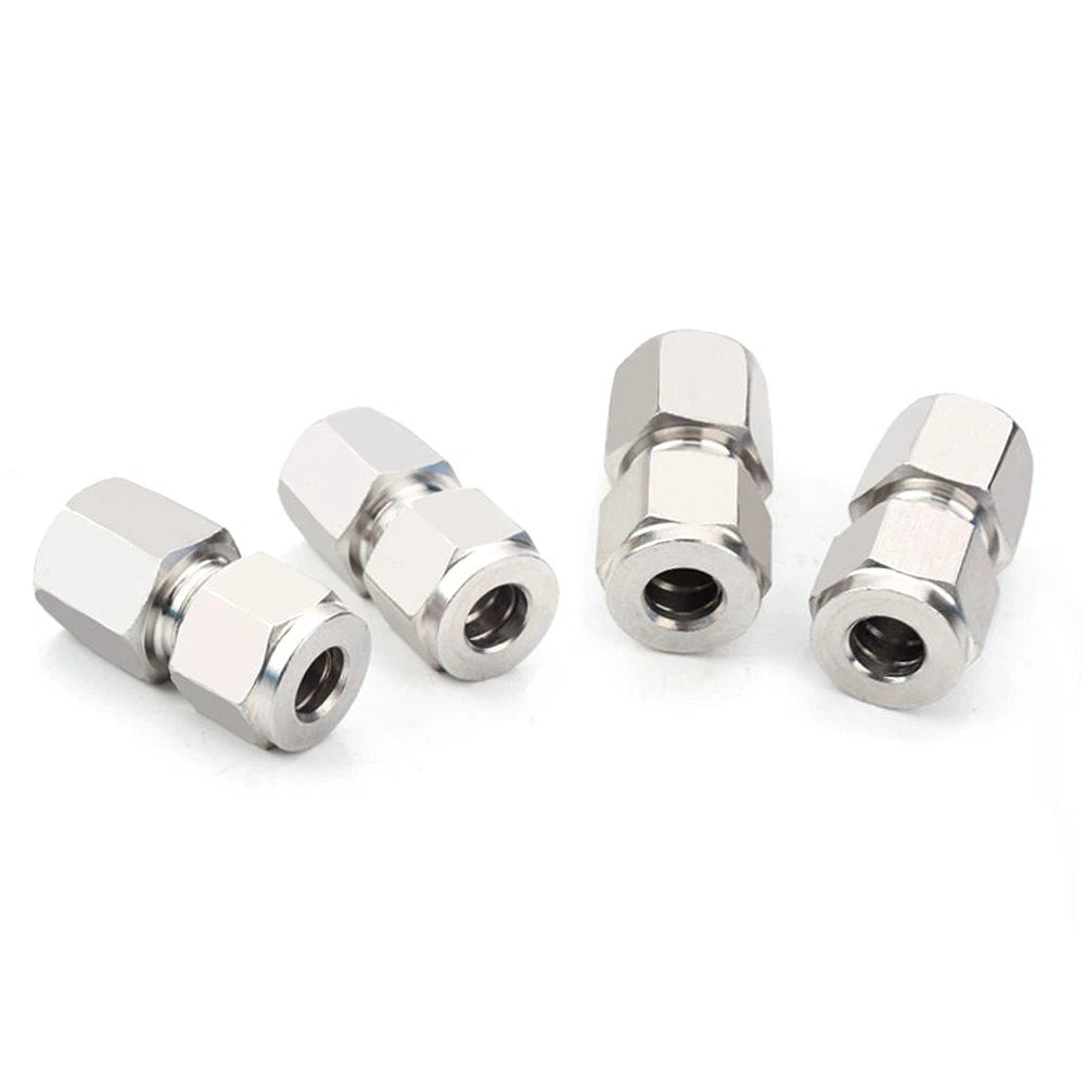 304 Stainless Steel Compression Fittings – Female Straight Coupling Connector