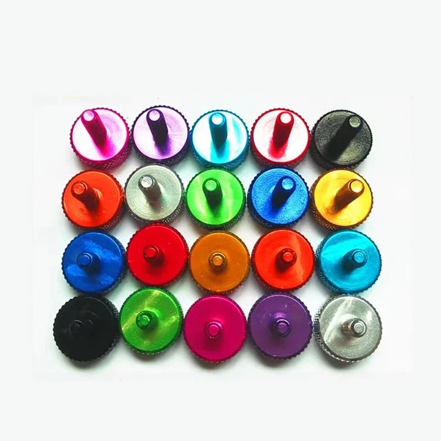 M3*5/6/8/12/20/25/35/40/50mm Aluminum Alloy Bolts Knurled Flat Head Thumb Screws