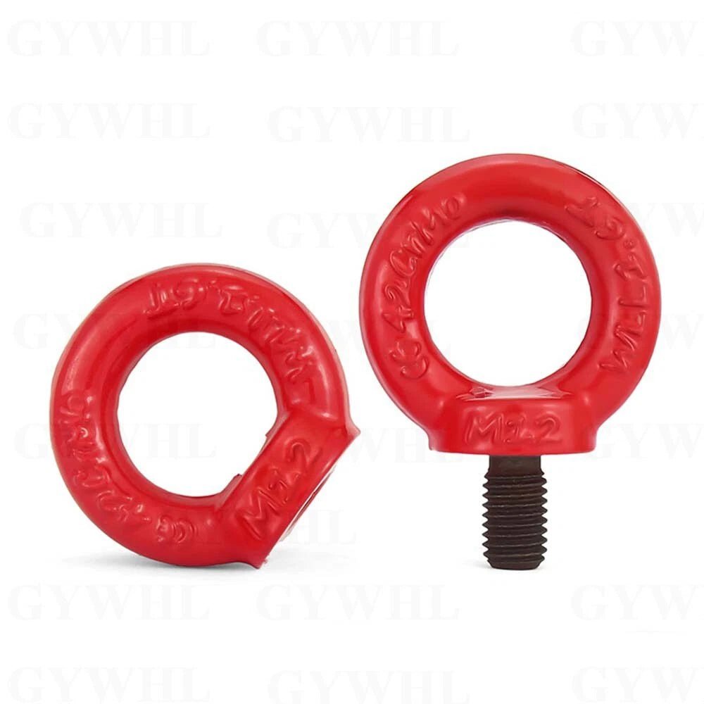 DIN 580 Lifting Eye Bolts & Nuts — G80 & 12.9 Manganese Steel, M6–M36 - HomeDIYer