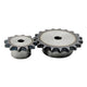 12A 10T-60T Chain Sprockets Pitch 3/4"(19.05mm) With Step For #60 Roller Chains