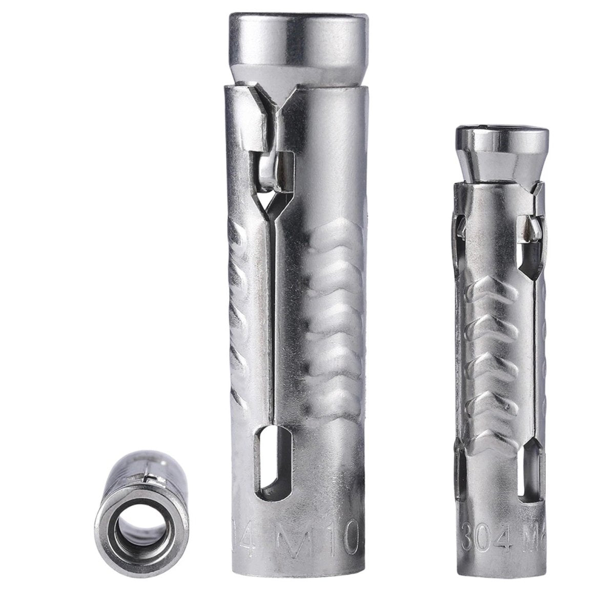 Stainless Steel Expansion Tube Bolts M6 M8 M10 M12 | 201 & 304 | 48mm–63mm - HomeDIYer