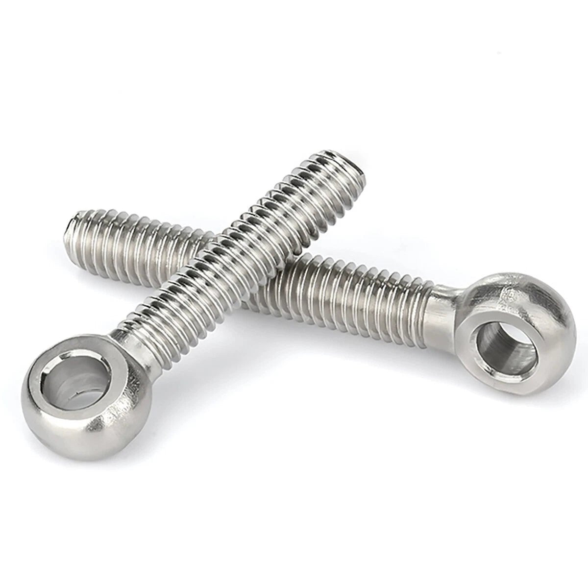 Stainless Steel Eye Bolts M5–M20 | DIN 444 Threaded Ring Bolt for Wire Rope & Catenary Hanging - HomeDIYer