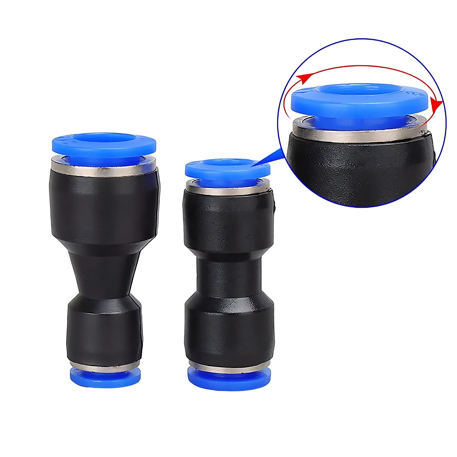 Nylon Pneumatic Reducer Push-Fit Connector — PG Air Line Fitting