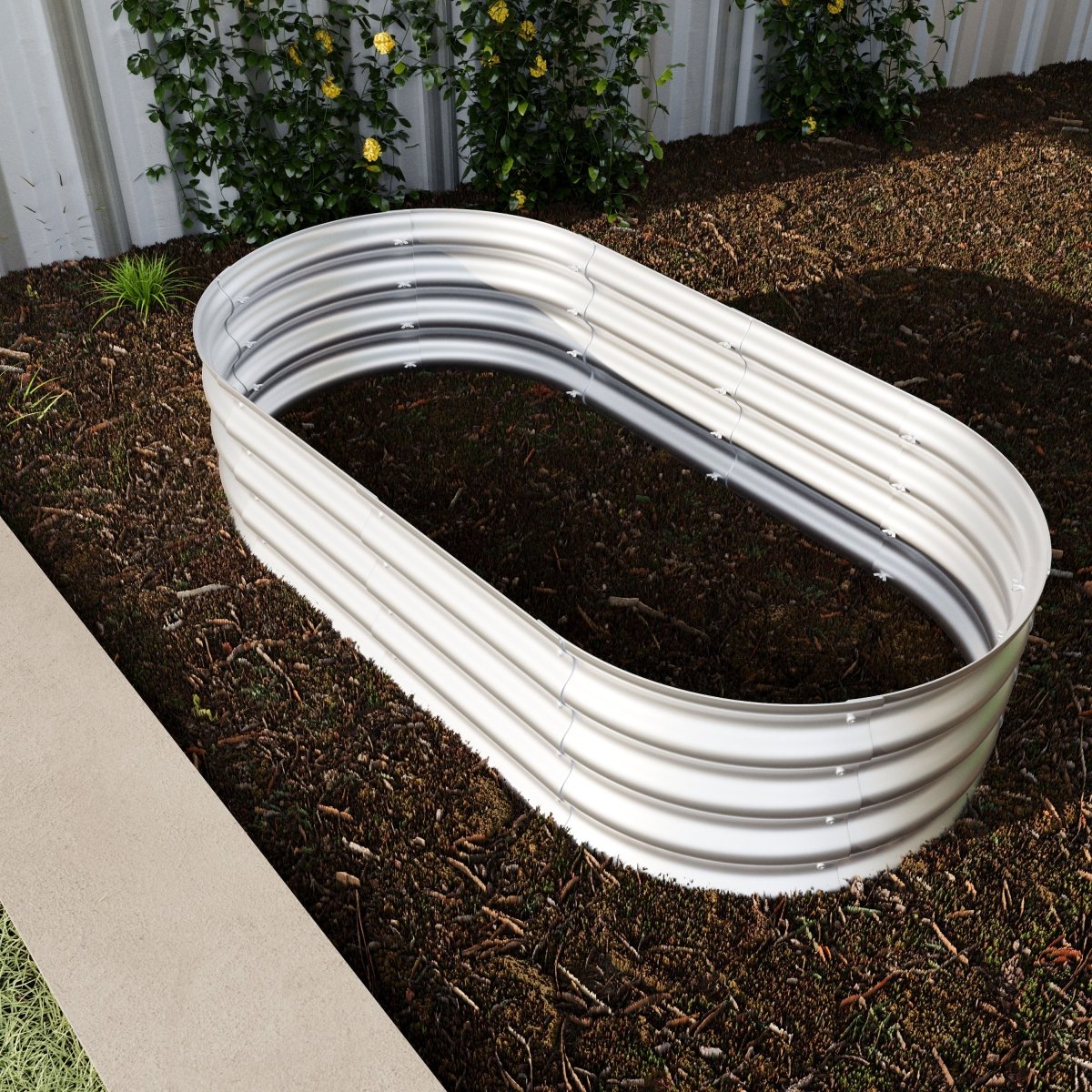 Raised Garden Bed Kit, Galvanized Planter Raised Garden Beds for Outdoor for Vegetables,Flowers &Herbs, Heavy Duty, Rust - Resistant, Easy Assembly - HomeDIYer