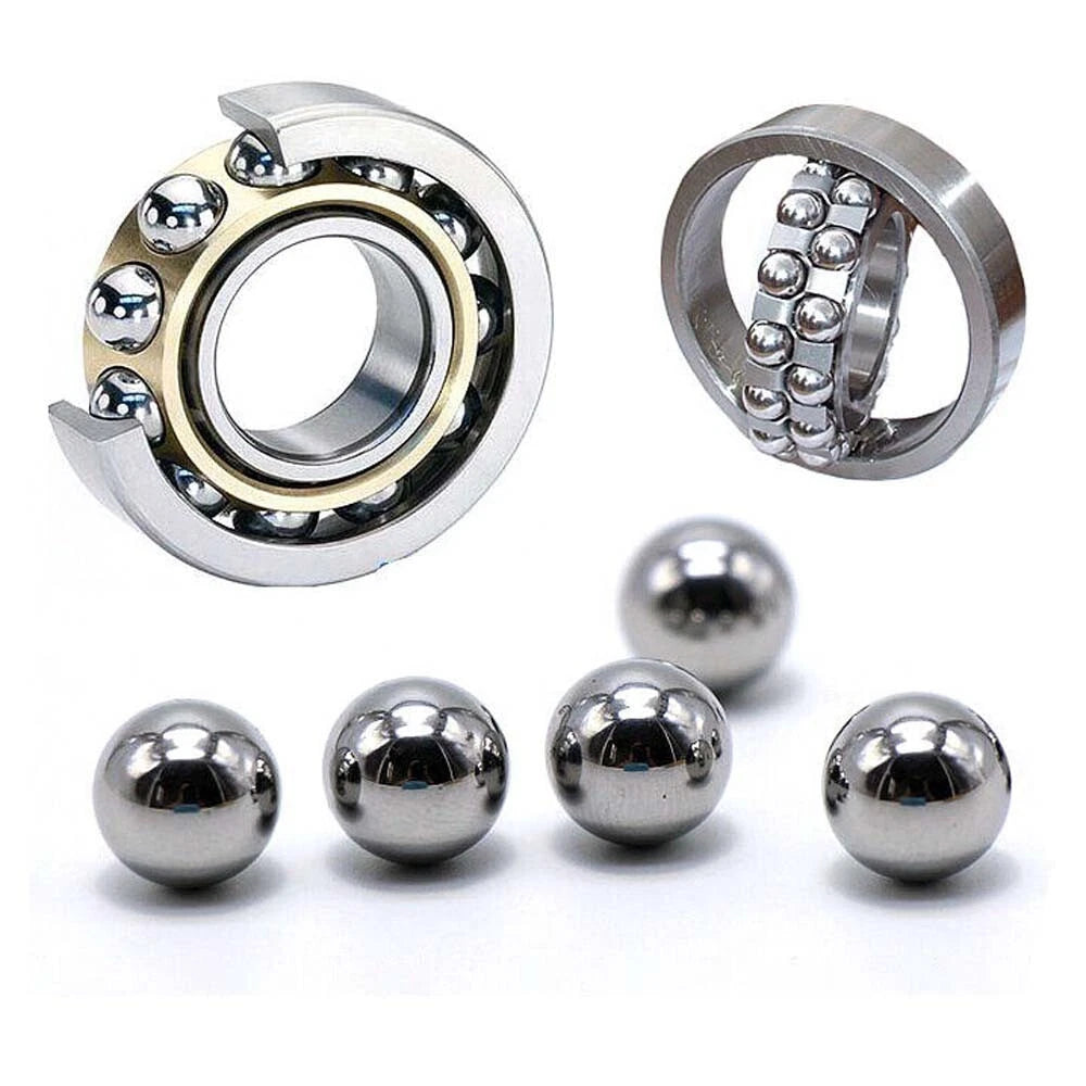 High Precision Chrome GCR15 Steel Solid Steel Ball Bearings - Dia 1mm to 200mm