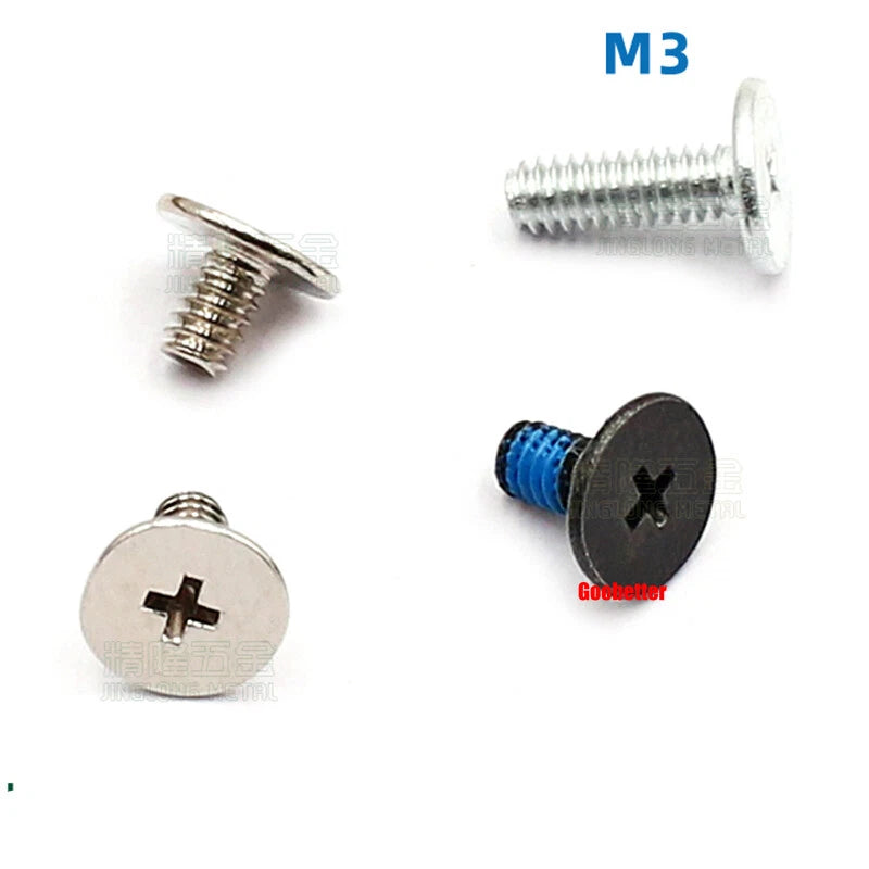 M3 Ultra Thin Wafer Flat Head Phillips Screws – Super Low Profile for Laptops & Electronics (3–6.5mm Thread Lengths)