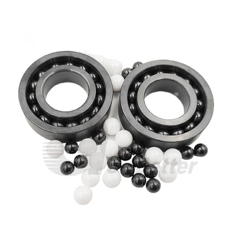 Si3N4 Silicon Nitride Roller Bearing Full Ball Ceramic Bearings Bore 6mm-50mm