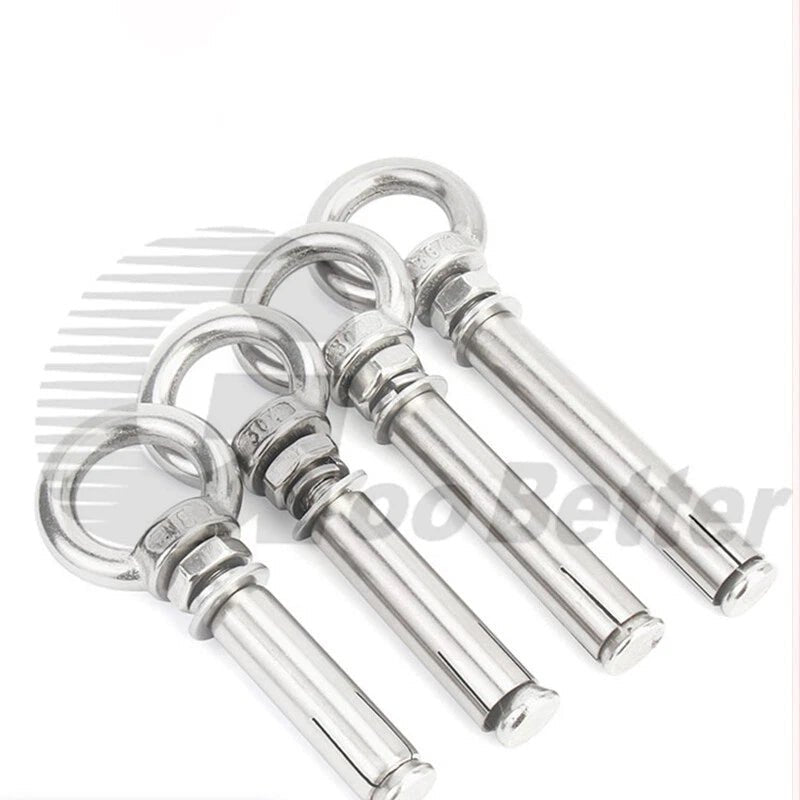 M6 - M20 Stainless Steel Closed Hook Eye Bolt Shield Anchor Expansion Bolt - HomeDIYer