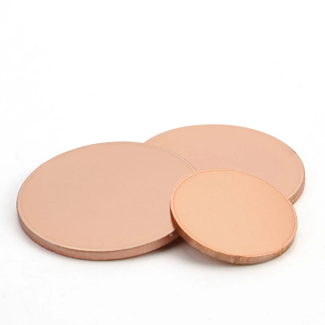 Thick 0.5-1.5mm Solid 99% Pure Copper Blanks Discs Ø 10-300mm Round Plate Metal