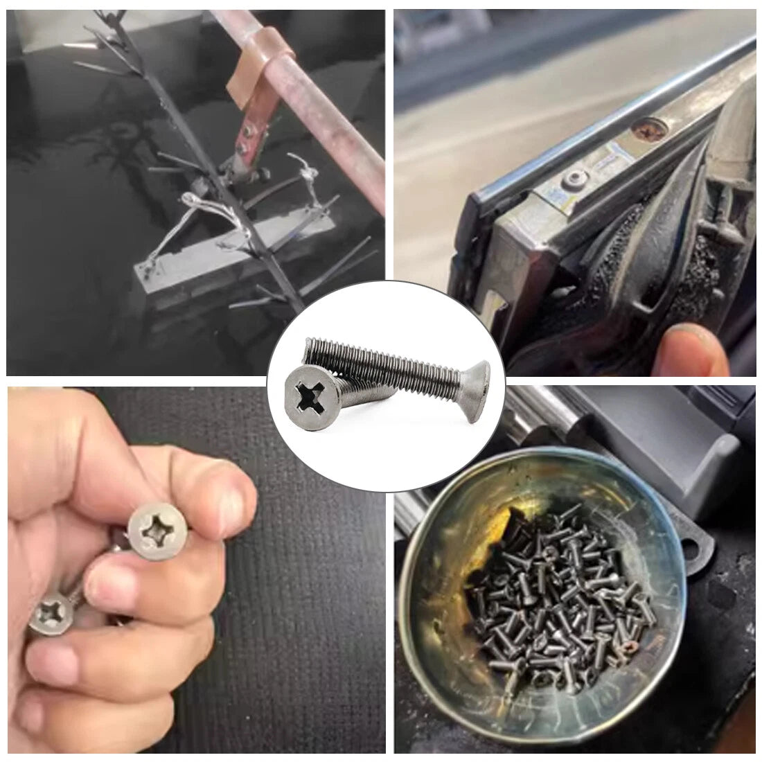 M1.6–M6 Titanium Phillips Countersunk Flat Head Screws – TA2 / Grade 2, Fully Threaded (4–50mm)