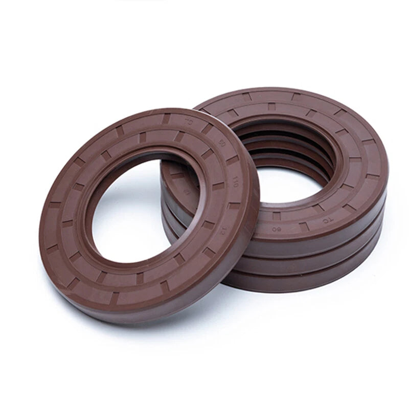 FKM Oil Seals Rotary Shaft Seal TC Double Lip w Spring Dust Grease 62-70mm ID