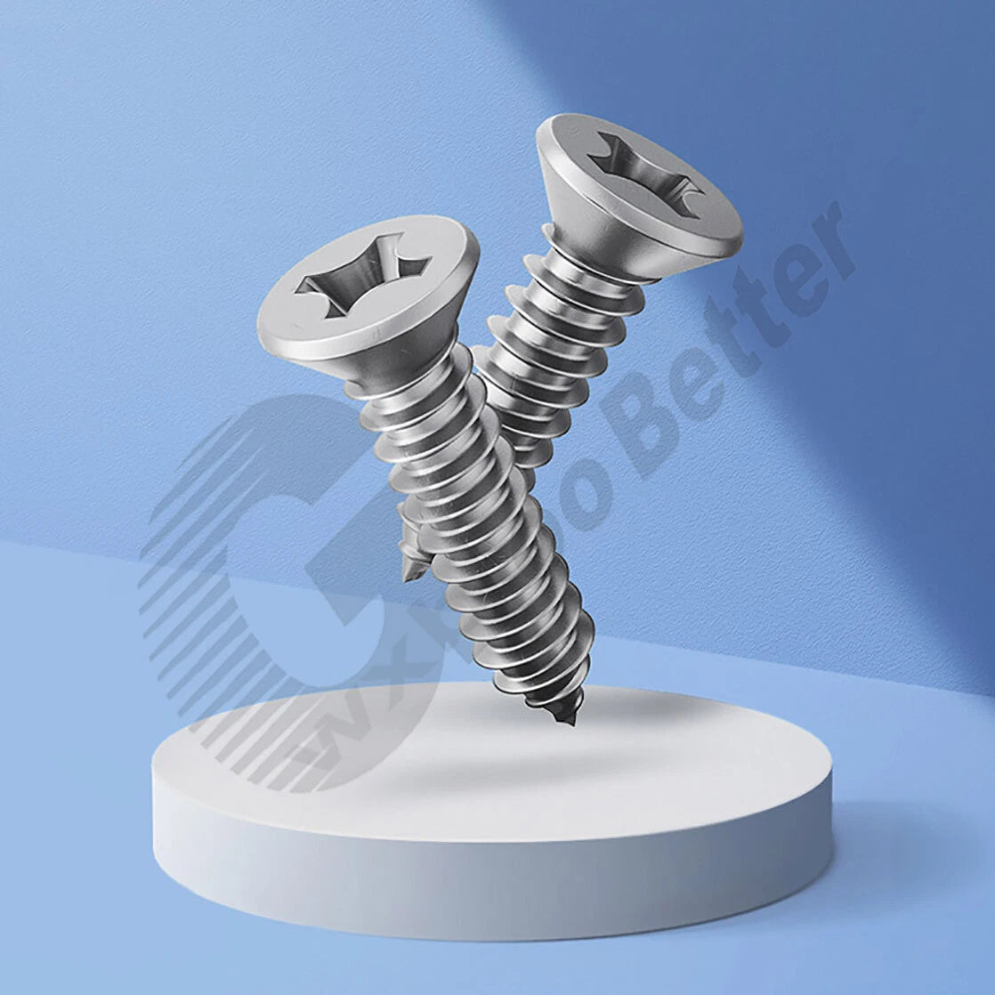 M1, M1.2, M1.4, M1.7, M2, M2.2, M2.6 Countersunk Self-Tapping Screws – 304 Stainless Steel
