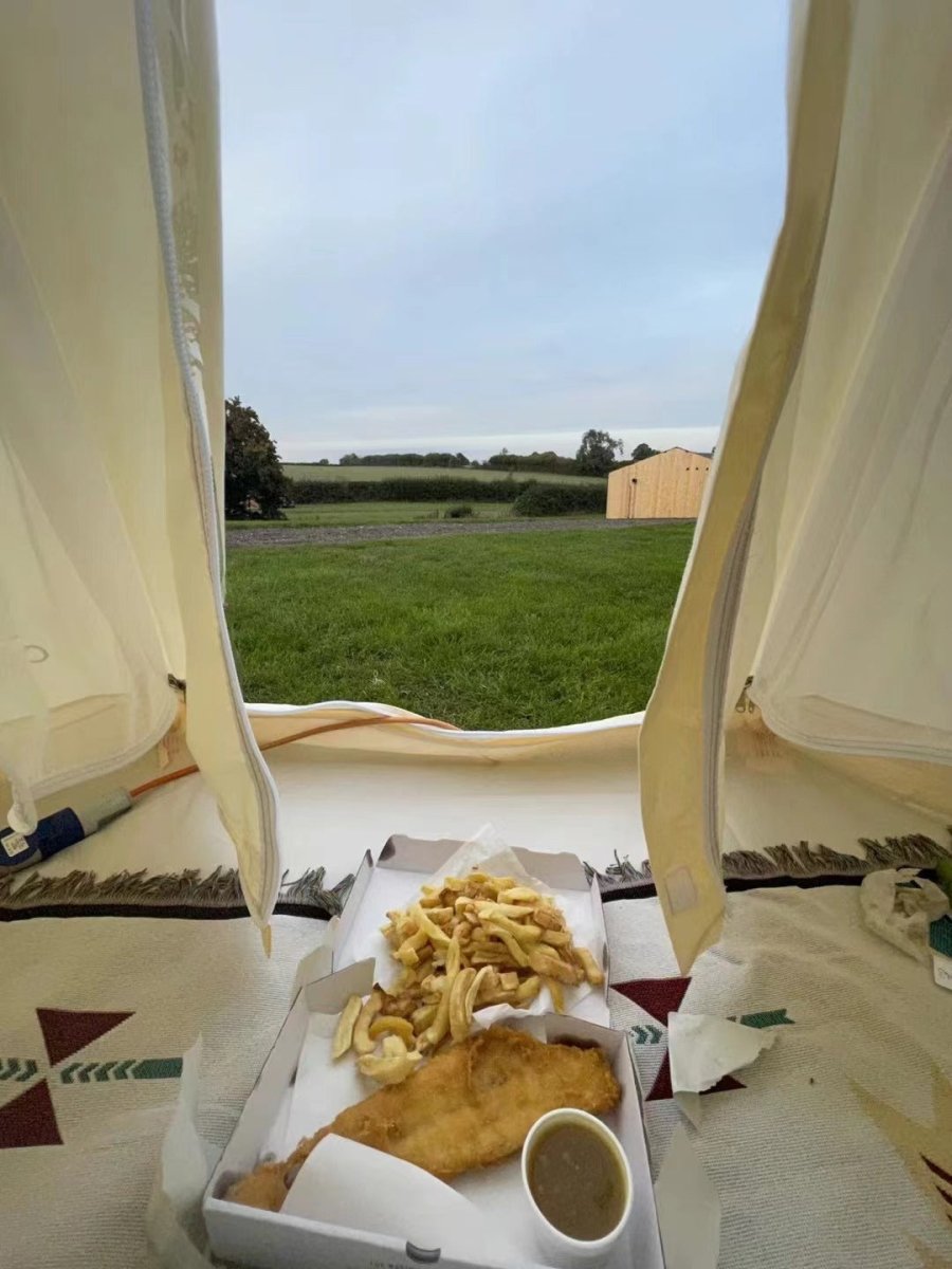 Bell Tent 4 Season 9.85ft Glamping Tent, Hot Tent,Ideal for Family Camping, Hiking,Canvas Tent with Aluminum Pole. Support Camouflage Fabric Customization - HomeDIYer