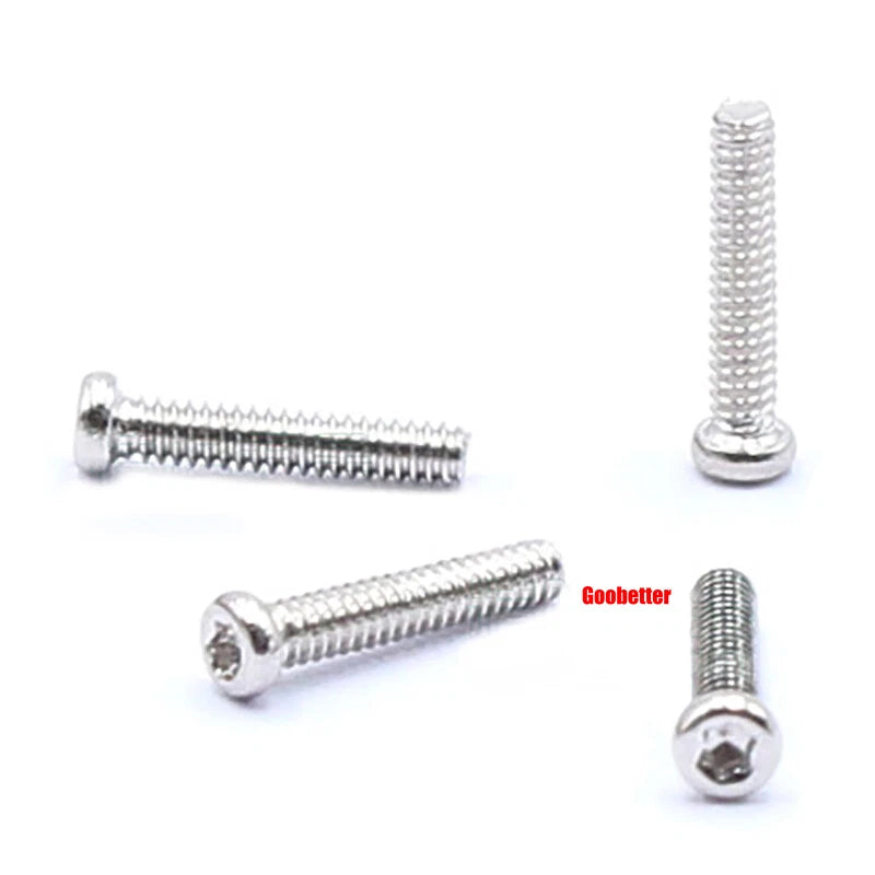 PM1.2–M5 Torx Pan Head Machine Screws – Carbon / 304 Stainless Steel, Micro Plum Round Head Bolts