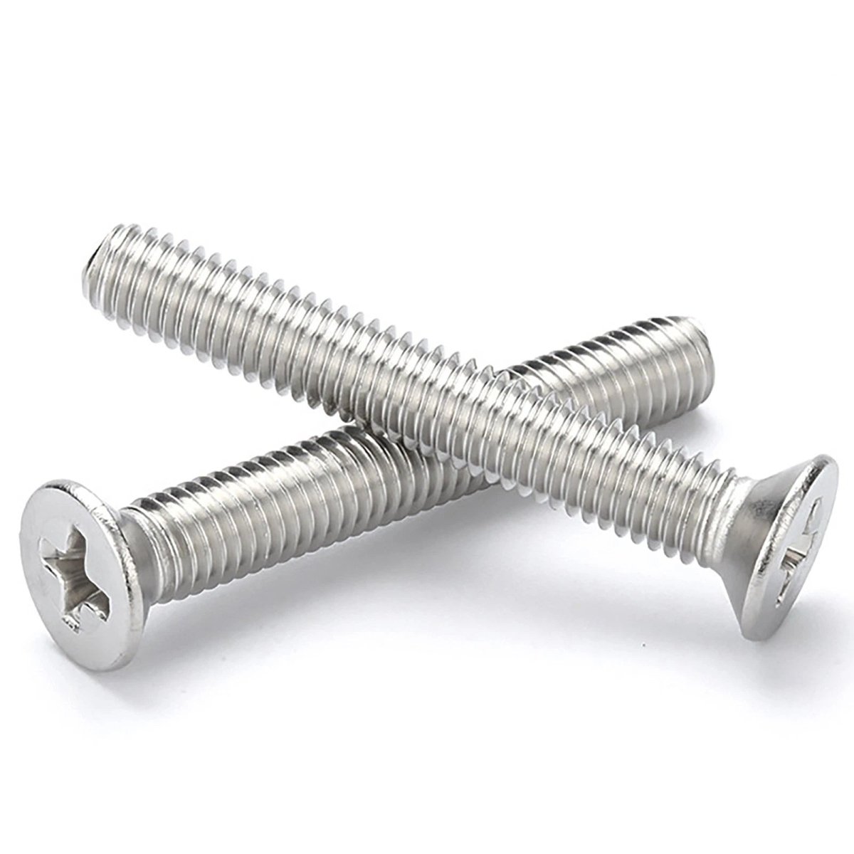 M3–M10 Phillips Countersunk Machine Screws – A2 Stainless Steel, Flat Head, Fully Threaded (3–100mm Overall Length) - HomeDIYer