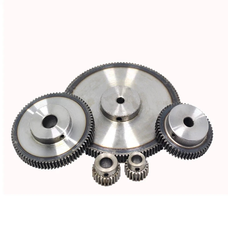 Mod 1 Steel Pinion Gear Spur Gears 12-30 Teeth 6-15mm Bore With Screw Hardened