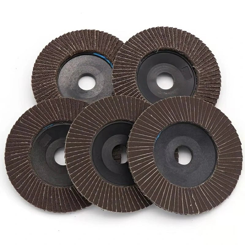 Thousand - leaf Polishing Wheels 60Grit~320Grit Chiba Polishing Wheel for Angle Grinder Wood Metal Sanding Cutting Tool Attachment - HomeDIYer