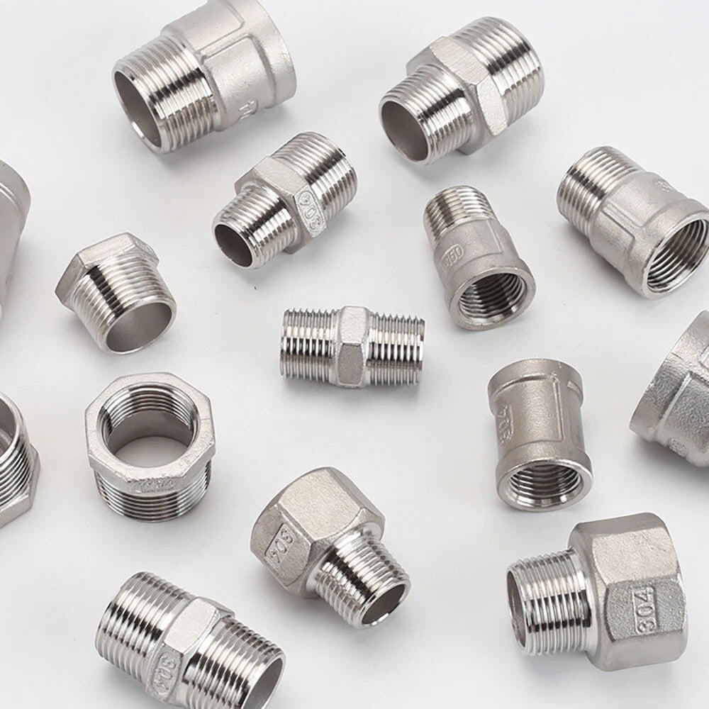 Pneumatic Push to Connect Fittings — Elbow, Tee, Straight & More | Stainless Steel Air Line