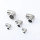 BSP Male to Male 304 Stainless Steel 90° Elbow Pipe Fitting — 1/4" to 2"