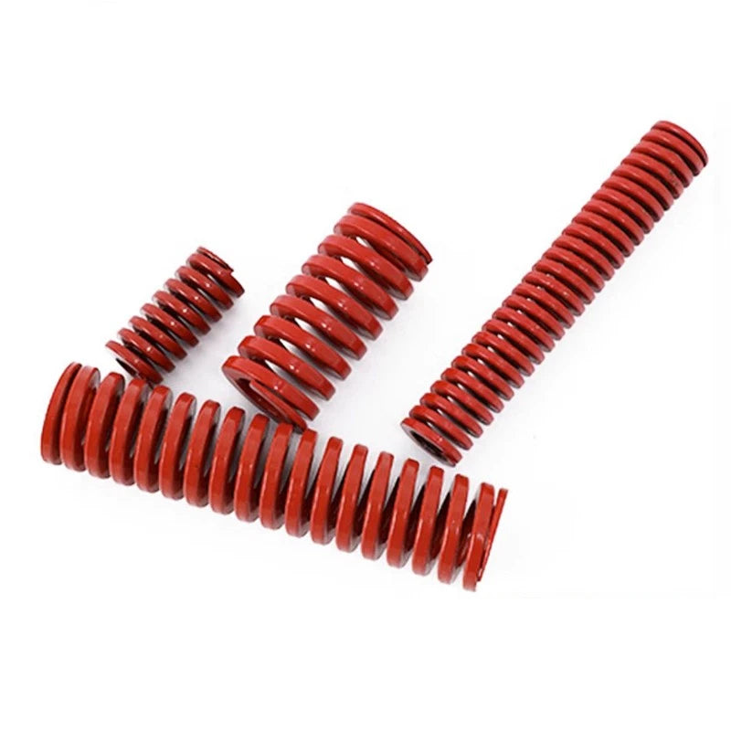 Heavy Load Duty Compression Die Spring OD 8-50mm ID 4-25mm Long 15-450mm Red