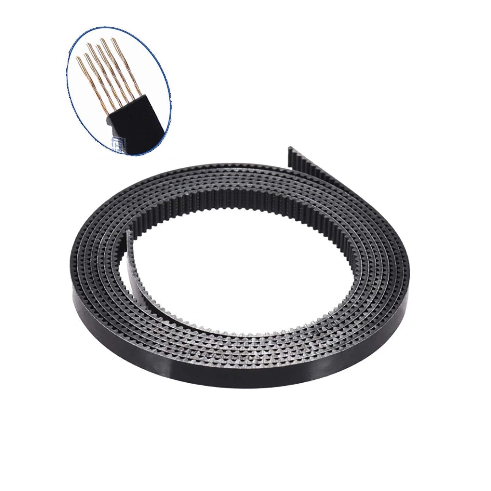 Open-End Timing Belt — 2GT S2M 3M 5M 8M MXL XL L | 6–30mm Wide, Cut to Length