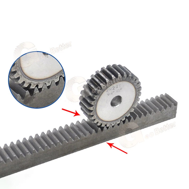 Mod 2.5 Steel Spur Gear Pinion Gear 10-40 Teeth 30-105mm OD Motor Flat Gears