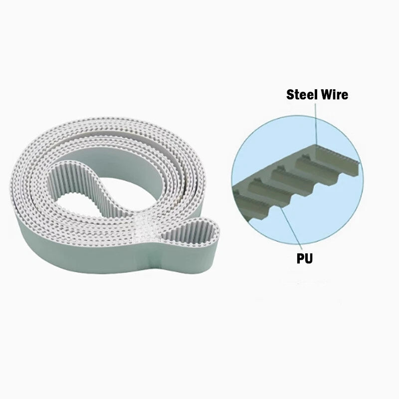 HTD 3M Closed PU Timing Belt 10mm Wide | Steel Wire Core | 2022–2775mm Perimeter